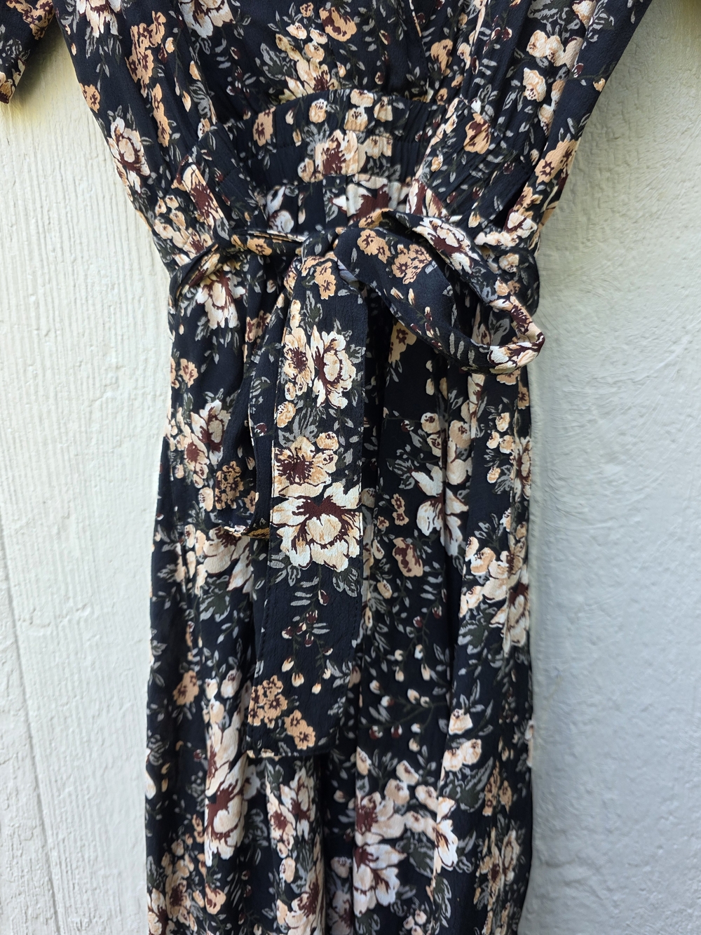 Aura The Label Midi Dress Floral Small New Cottagecore Farmgirl Crochet - Picture 9 of 14
